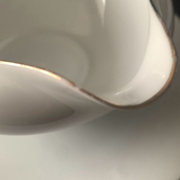 Vintage 1961 Kaysons Japan Fine China Golden Rhapsody Oval Gravy Boat Plate Clas - Picture 16 of 16